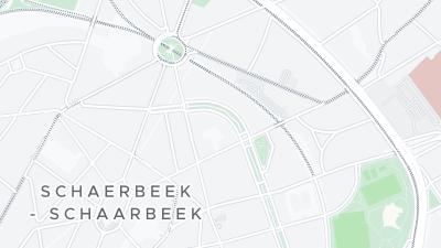 Kaart met de situering van het hotel