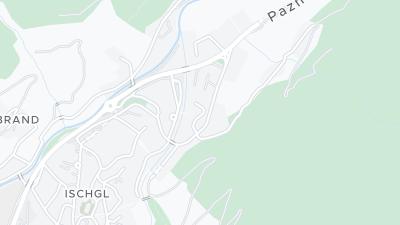 Mapa de localização do hotel