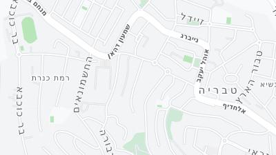 Mapa de localização do hotel