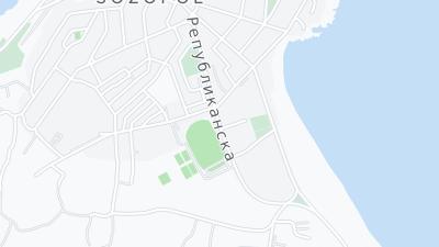 Kort over hotellets beliggenhed