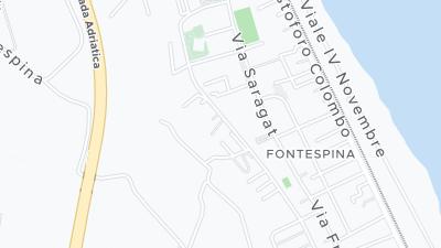 Hotel location map