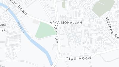 Hotel location map