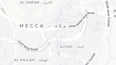 Hotel location map