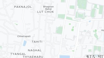 Kaart met de situering van het hotel