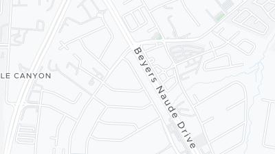 Kaart met de situering van het hotel