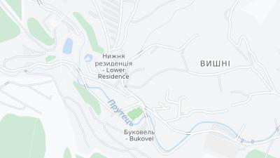Hotel location map