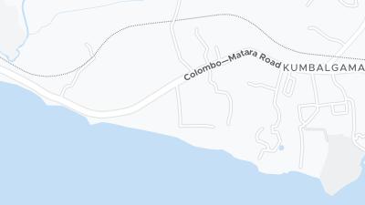 Mapa de localização do hotel