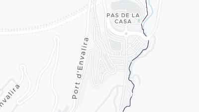 Mapa de localização do hotel