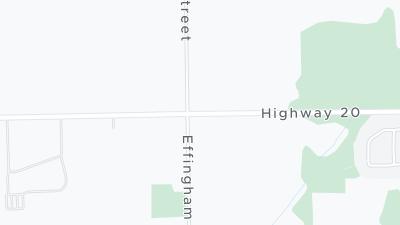 Kort over hotellets beliggenhed