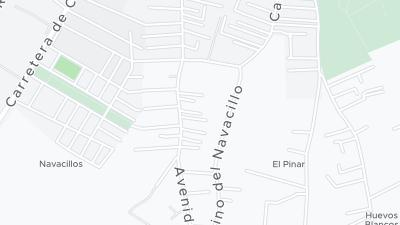 Kaart met de situering van het hotel