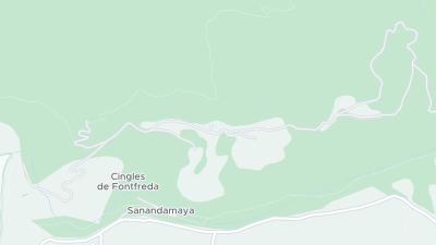 Mapa de localização do hotel