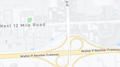 Карта локализации отеля