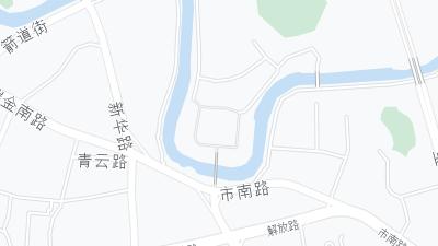 Mapa de localização do hotel