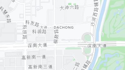 Mapa de localização do hotel