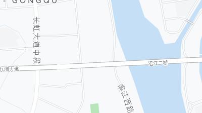 Kaart met de situering van het hotel