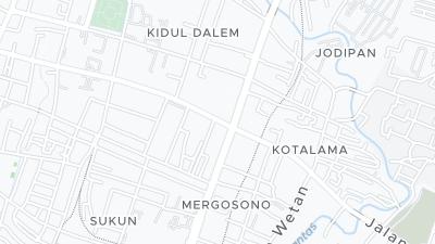 Mapa de localització de l'hotel