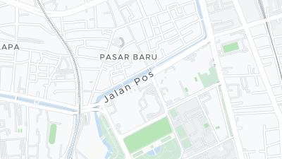 Mapa de localização do hotel