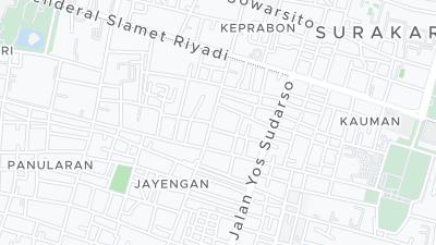 Hotel location map