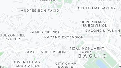 Mapa de localização do hotel