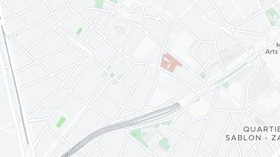 Kaart met de situering van het hotel