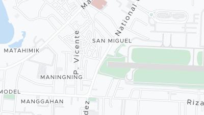 Mapa de localização do hotel