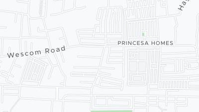 Mapa de localização do hotel