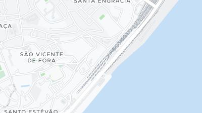 Kaart met de situering van het hotel