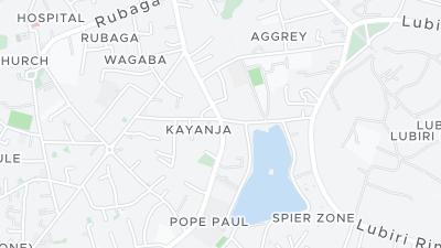 Kaart met de situering van het hotel