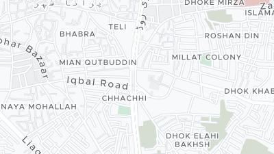 Hotel location map