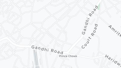 Mapa de localização do hotel