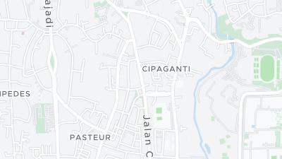 Mapa de localização do hotel