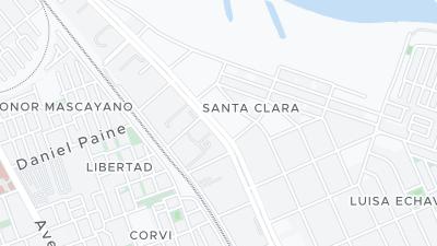 Kaart met de situering van het hotel