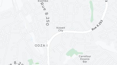 Hotel location map