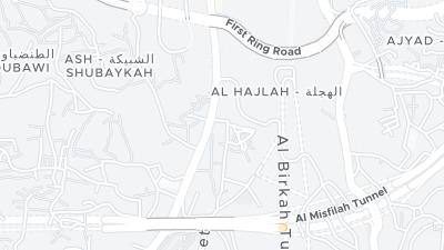 Hotel location map