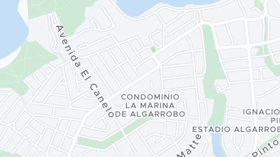 Kaart met de situering van het hotel