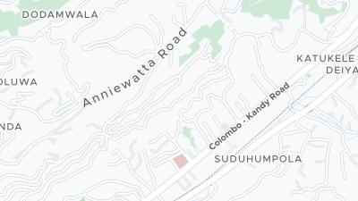 Mapa de localização do hotel