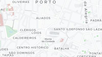 Mapa de localização do hotel