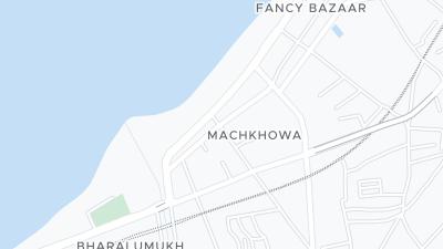 Kaart met de situering van het hotel