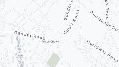 Mapa de localização do hotel