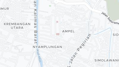 Plan de localisation de l'hôtel