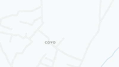 Kaart met de situering van het hotel