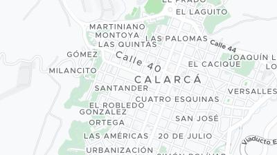 Kaart met de situering van het hotel