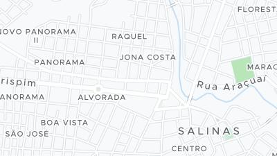 Mapa de localização do hotel