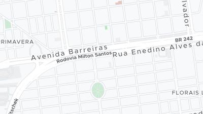 Kaart met de situering van het hotel