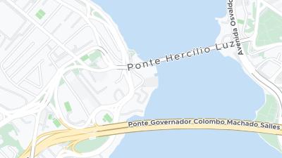 Kort over hotellets beliggenhed