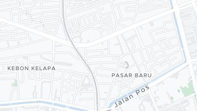 Mapa de localização do hotel