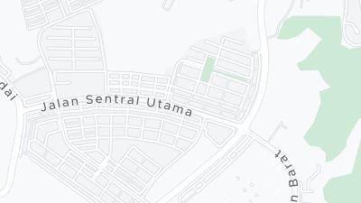 Mapa de localização do hotel