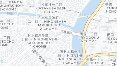 Kaart met de situering van het hotel