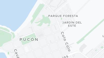 Kaart met de situering van het hotel