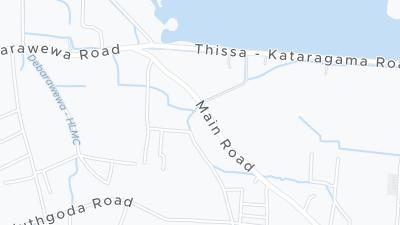 Mapa de localização do hotel